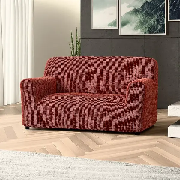 Bielastické potahy COSTINA měděná dvojkřeslo (š. 120 - 160 cm)