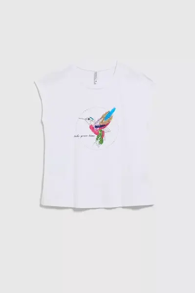 Dámské tričko MOODO - bílá