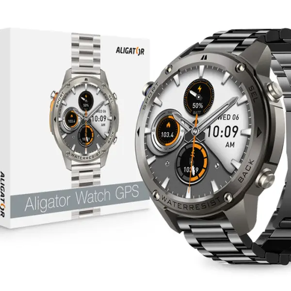 Aligator Watch GPS černá