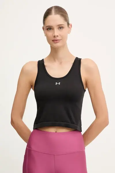 Tréninkový top Under Armour Vanish Seamless černá barva, 6000640