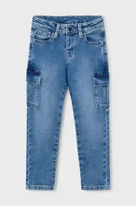 Dětské rifle Mayoral soft denim cargo