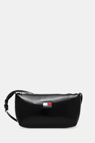 Kabelka Tommy Jeans černá barva, AW0AW17866