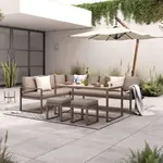 Ambia Garden ZAHRADNÍ JÍDELNÍ SET kov, plast