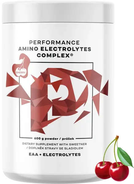 BRAINMAX PERFORMANCE Amino Electrolytes Complex EAA + Elektrolyty Višeň 600 g