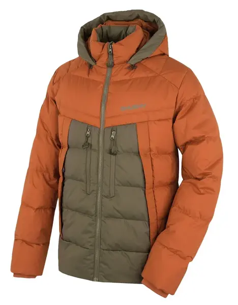 Husky  Durra M brown/khaki, L Pánska páperová bunda