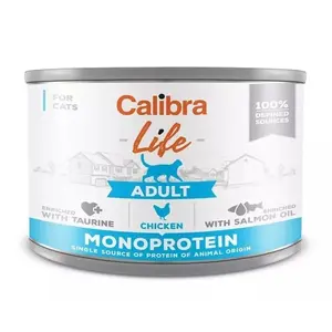 Calibra Cat Life konzerva Adult Chicken 200 g | Konzerva pre mačky