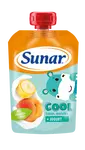 SUNAR Cool ovocná kapsička banán, marhuľa, jogurt 12m+ 110 g