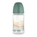 CANPOL BABIES Antikoliková fľaša EasyStart MOUNTAINS, zelená 240 ml