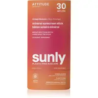 Attitude Sunly Orange Blossom minerálny krém na opaľovanie v tyčinke SPF 30 60 g