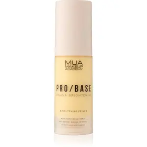 MUA Makeup Academy PRO/BASE Banana Brightening rozjasňujúca podkladová báza 30 ml