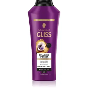 Schwarzkopf Gliss Full Hair Wonder regeneračný šampón pre oslabené vlasy 400 ml