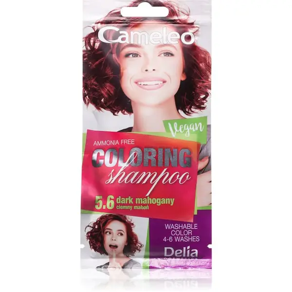 Delia Cosmetics Cameleo Coloring Shampoo tónovací šampón na vlasy odtieň 5.6 Dark Mahogany 40 ml