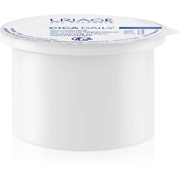 Uriage Cica Daily Repairing Cream Concentrate hydratačný gélový krém pre oslabenú pleť náhradná náplň 50 ml
