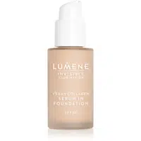 Lumene Invisible Illumination Vegan Collagen Serum in Foundation ľahký make-up s vyživujúcim účinkom SPF 30 1.5 30 ml