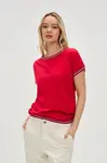 Marisse Women's T-Shirt L-Ts-4637 Red