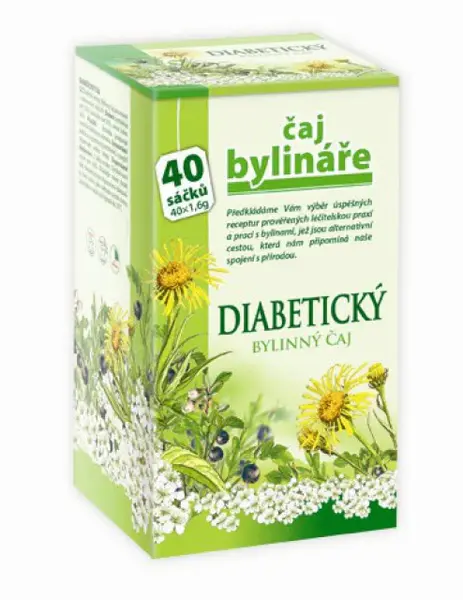 ČAJ BYLINKÁRA diabetický 40 x 1.6 g