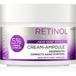 Eveline Cosmetics Cream-Ampoule Retinol nočný regeneračný krém proti prvým známkam starnutia pleti 50 ml