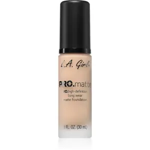 L.A. Girl Cosmetics PRO. Matte HD dlhotrvajúci make-up s matným efektom odtieň Beige 30 ml