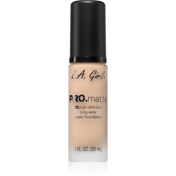 L.A. Girl Cosmetics PRO. Matte HD dlhotrvajúci make-up s matným efektom odtieň Beige 30 ml