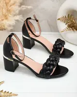 Resti Black women's post sandals Marines - Footwear