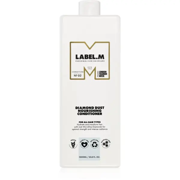 label.m Diamond Dust Nourishing Conditioner vyživujúci kondicionér pre suché vlasy 1000 ml