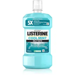 Listerine Cool Mint Mild Taste ústna voda bez alkoholu príchuť Cool Mint 500 ml