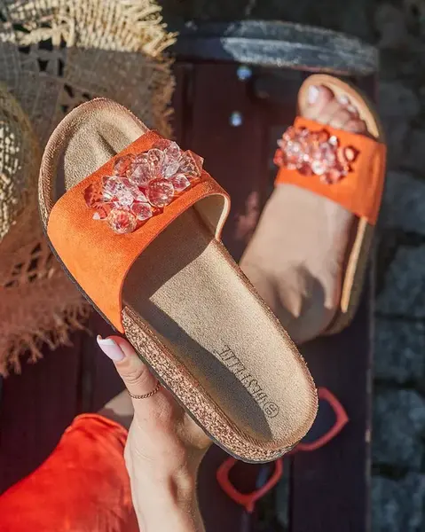 Resti Royalfashion Women's Villo rhinestone flip-flops