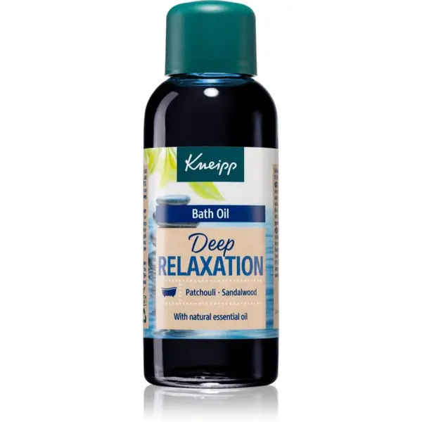 Kneipp Deep Relaxation olej do kúpeľa Patchouli Sandalwood 100 ml