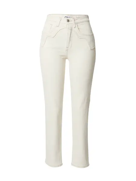 ONLY Džínsy 'STORMY'  krémová