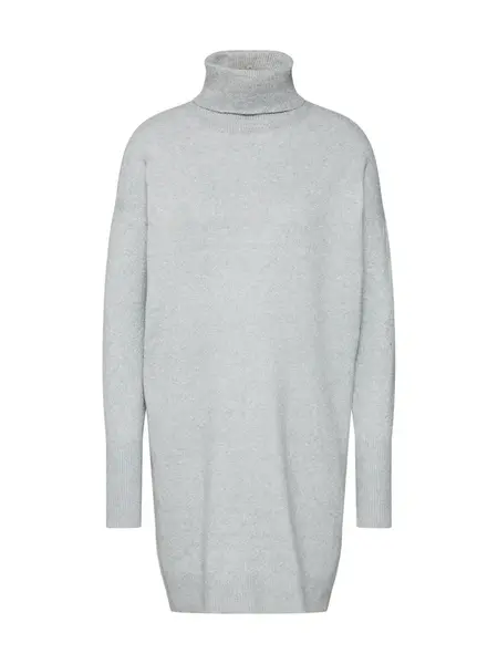 VERO MODA Pletené šaty  svetlosivá