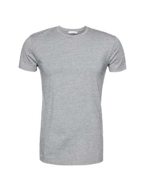 Samsøe Samsøe Tričko 'Kronos 273'  sivá melírovaná