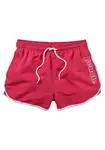 BENCH Plavecké šortky 'Bradley'  červená / biela