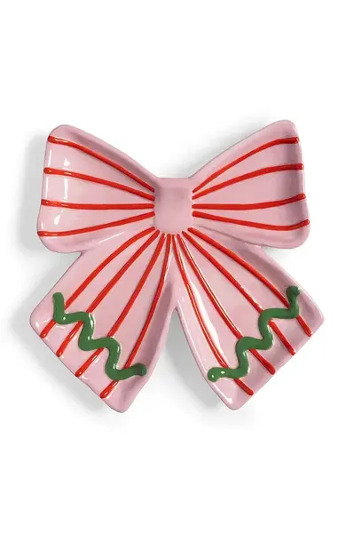 Dekorativní talíř &k amsterdam ribbon 22 x 22 x 3,5 cm