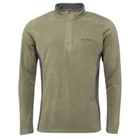 Columbia KLAMATH RANGE II HALF ZIP Pánska outdoorová mikina, khaki, veľkosť