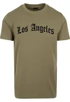Los Angeles Texting Tee olivové