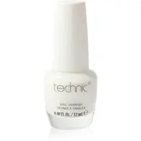 Technic Cosmetics Nail Varnish rychleschnoucí lak na nehty odstín White 12 ml