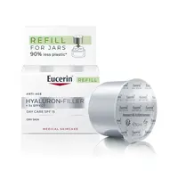 Eucerin Hyaluron-Filler + 3x Effect SPF15 denní krém pro suchou pleť náhradní náplň 50 ml