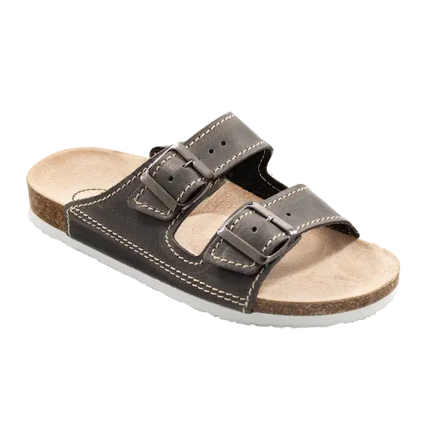 SANTÉ Dámské pantofle D/23/90/BP ANTRACIT v.39