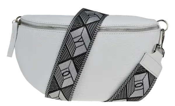 NovaKabelka.sk Reni Grande Bianca s prídavným popruhom VI