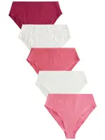 Next Nohavičky  ružová / svetloružová / tmavoružová / šedobiela