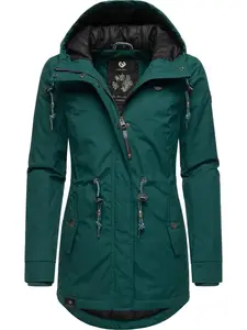 Ragwear Zimná parka 'Monadis'  smaragdová