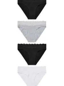 Next Nohavičky  svetlosivá / čierna / biela