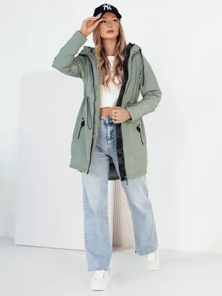 Dámská bunda parka GROLIN Barva zelená DSTREET