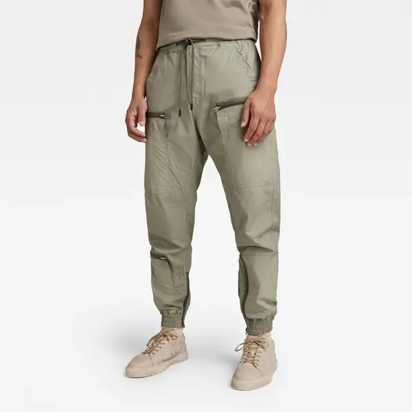 G-STAR Pants - 3D PM cuffed trainer green
