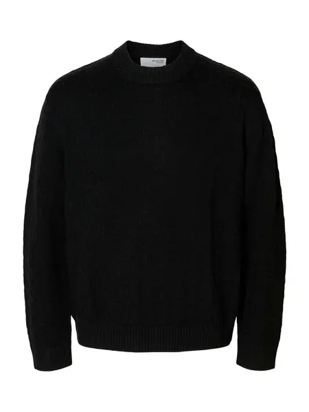 SELECTED Sveter 'SLHPHILIP'  čierna