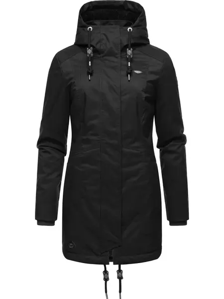 Ragwear Zimná parka 'Tunned'  čierna