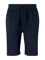 TOM TAILOR Krátke pyžamo  enciánová / modrosivá / biela