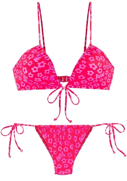 BUFFALO Bikiny  ružová / červená