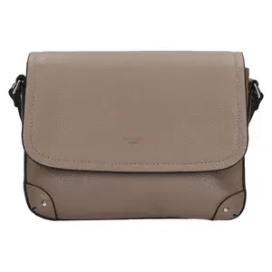 Kožená dámska crosbody kabelka Katana Lucce - šedá