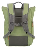 Roll-top batoh Travelite Basics Roll-up Backpack Green/Grey